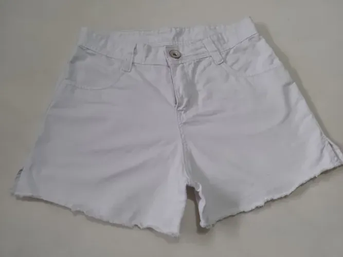 short feminino branco - tamanho 36