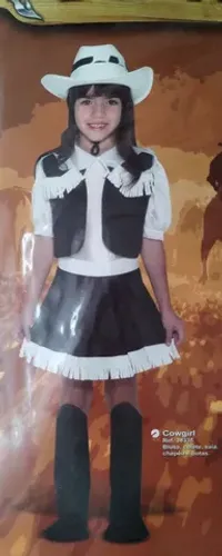 Fantasia cowgirl/boiadeira/fazendeira/fazendinha