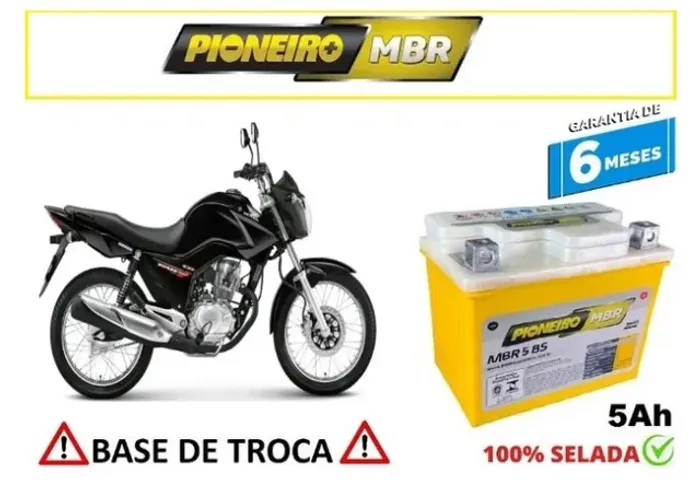 bateria 5ah pioneiro fan 150 2014