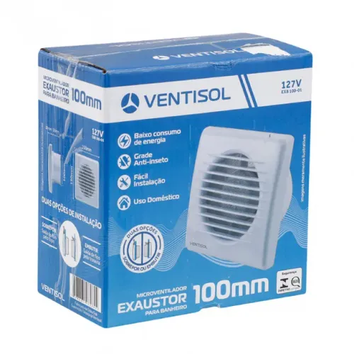Exaustor Para Banheiro 4622 Exb 100mm Premium 127v Agratto