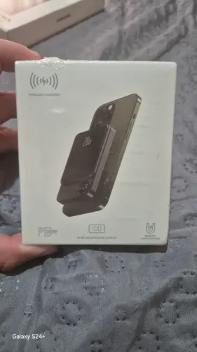 Power Bank megsafe sem fio indução 20w