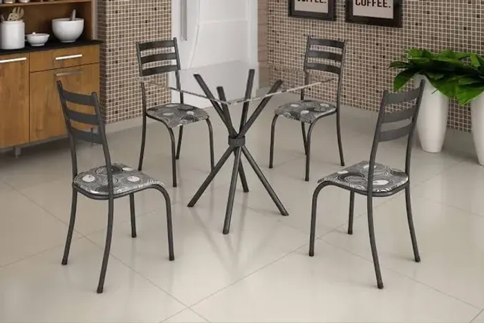 Mesa 4 cadeira Ipanema