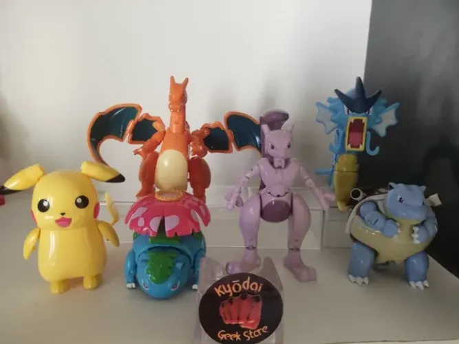 Pokémon Miniaturas Articuláveis Originais (preço unitário, á partir de 3 desconto)