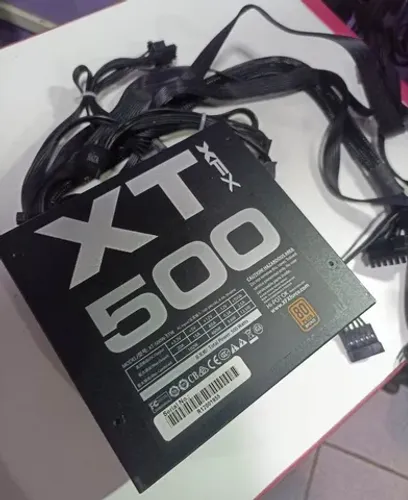 Fonte XFX 500w Xt Full Wired80 Bronze