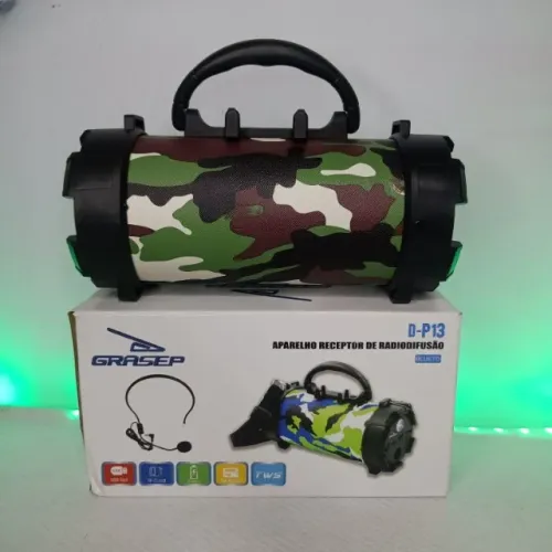 Caixa de som Amplificada Grasep - Entrego