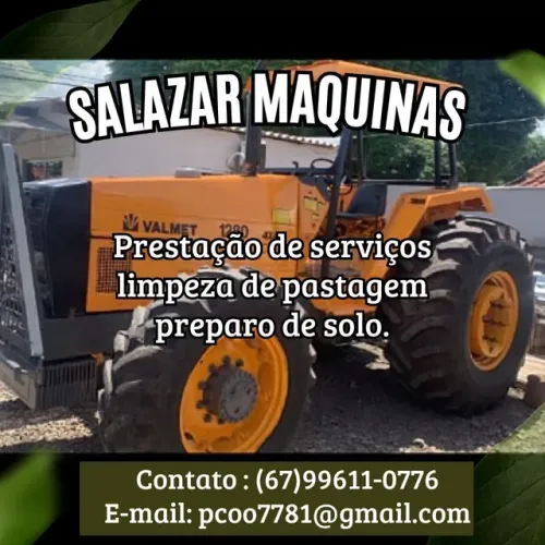 Salazar Máquinas  reforma de pasto , limpeza em geral 