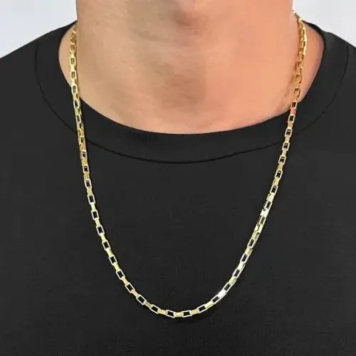 Corrente Cartier Cubinho | Camadas em ouro