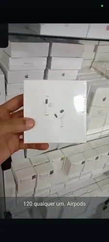 Fone airpods com borracha ou sem