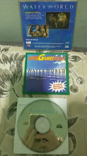 Waterworld - Super games folha jogo antigo PC CD