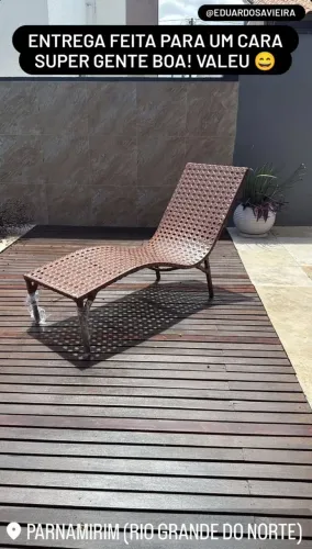 Espreguiçadeira de piscina (pagamento só após a entrega) design exclusivo