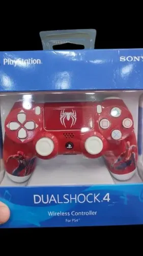 Controle DualShock 4 Spider-Man PS4