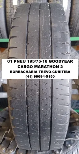 01 pneu 195/75/16 Goodyear Marathon por 180,00