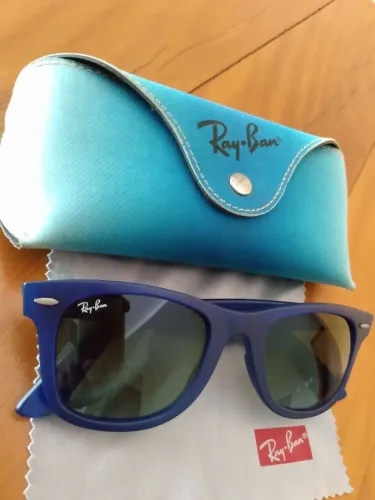 Óculos de Sol Ray-Ban Wayfarer  Azul - Original e com Case