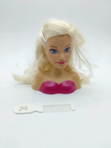 Barbie Mini Busto P/ Pentear Maquiar Pupee Original Mattel 