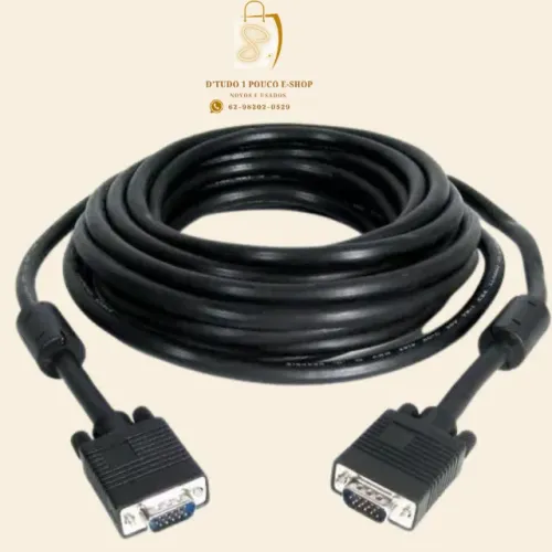 Cabo Vga-rgb 3+8 Macho X Macho 10 Metros