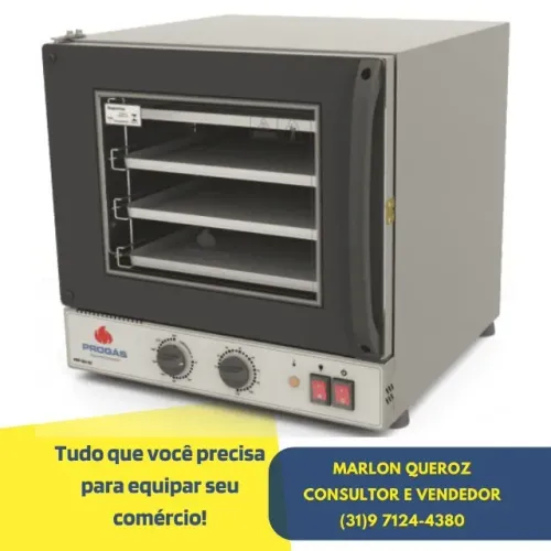 Forno Elétrico Fast Oven Progas Turbo Novo