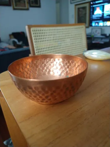 Mini Bowl de cobre decorativo