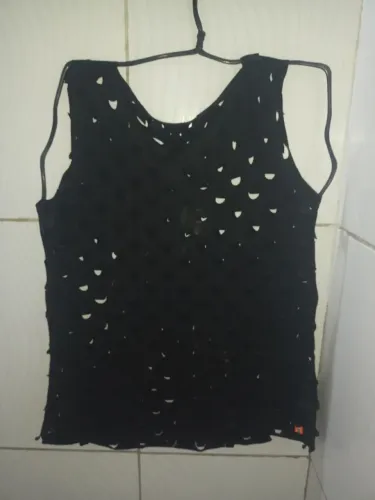 Camiseta  Preta Feminino M