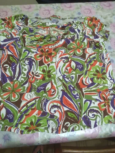Blusa Floral Estampa Colorida