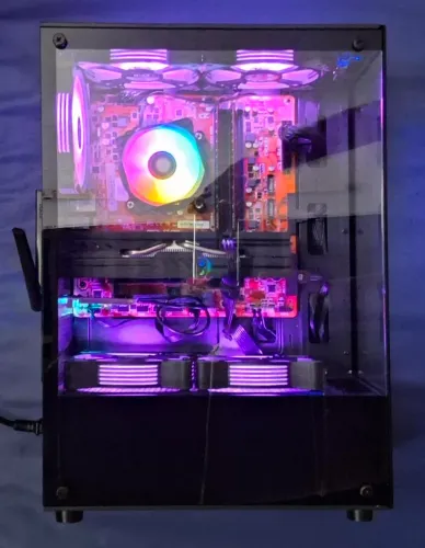 PC Gamer I5 16GB DDR4, SSD 512, HDD 1TB, Placa Vídeo RX580 8GB, Teclado, Mouse!