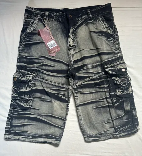 Bermuda Cargo Shorts Masculino 36 Com Vários Bolsos Novo