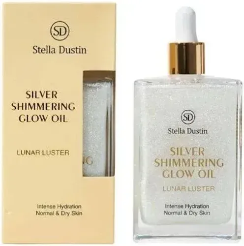 Stella Dustin Silver Shimmering Glow Oil Lunar Luster 100ml Stella & Dustin