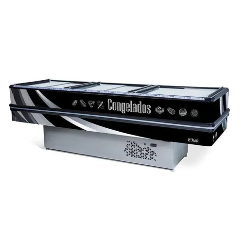 Ilha Expositor P/Congelados Picp-300 Vidro Reto 3 metros 220V Polar