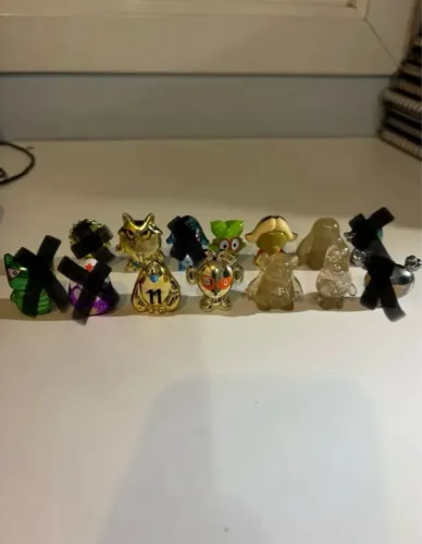 8 gogos brilhantes especiais originais, 18,00 cada um, ler descrição!