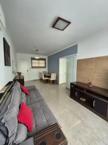 Apartamento a Venda com vista lateral para o Mar - Gonzaga - Santos - SP.