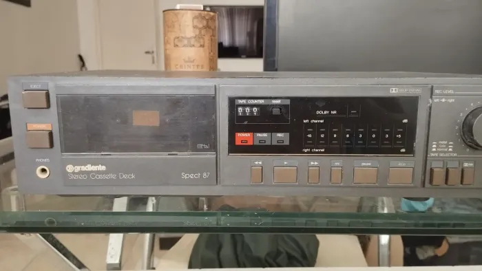 Toca fitas cassete Gradiente Spect 87 relíquia dos anos 90 funcionado 