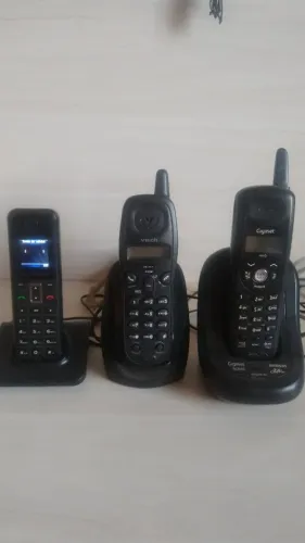 Telefones sem fio e linha fixa
