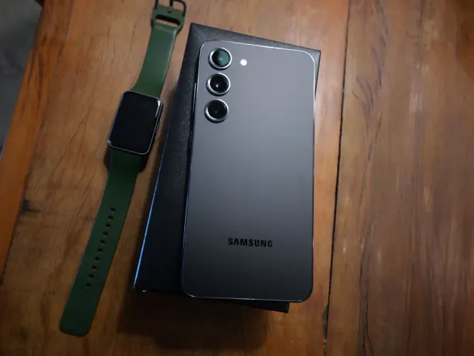 Samsung S23 128GB em perfeito estado + Relógio Galaxy Fit 3 