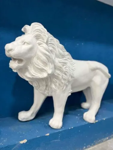 Escultura de Leão Decorativa