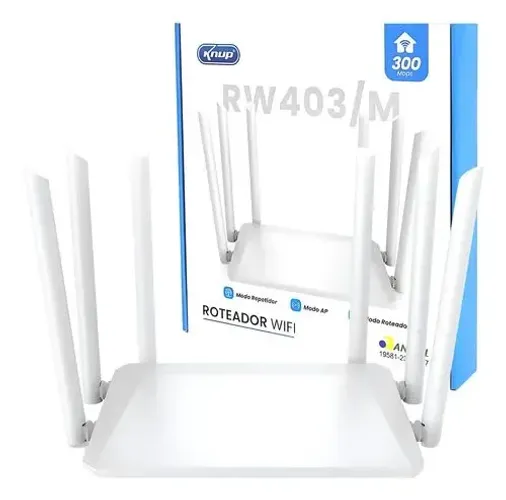 Roteador WIFI KNUP RW403/M 300Mbps