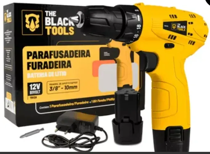 Furadeira/Parafusadeira a BATERIA 12V THE BLACK TOOOLS - TB-12A