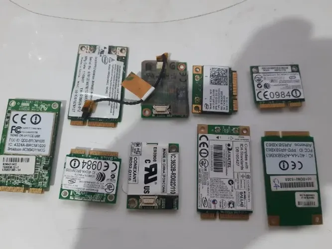 Placa de rede wireless de notebook antigo. Tenho várias unidades