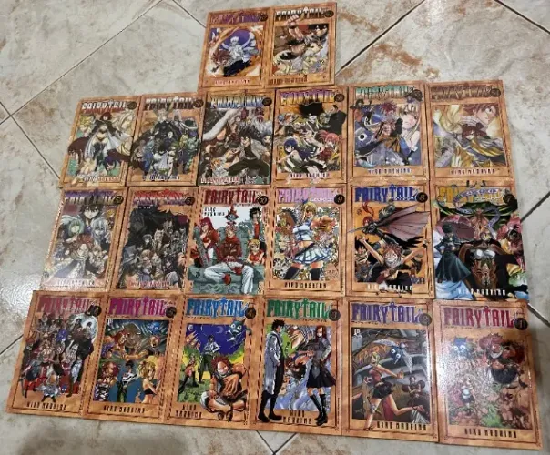 Mangas Fairy tail vol, 1 ao 10 e aleatórios 