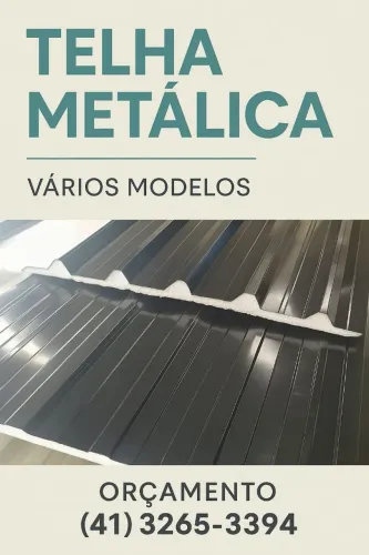 Telha Metálica - Vários Modelos