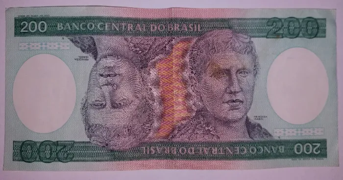 Cédula do Brasil 200 Cruzeiros