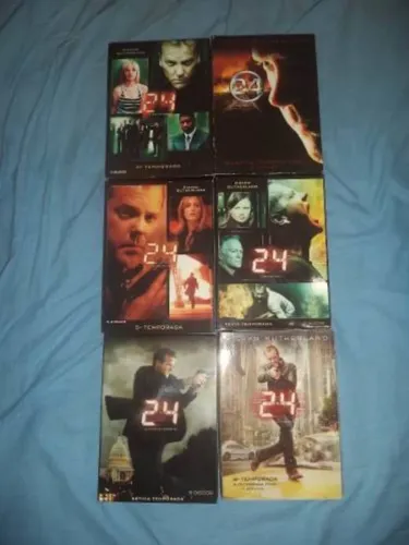 Dvd box 24 horas-da 3º a 8º temporada.