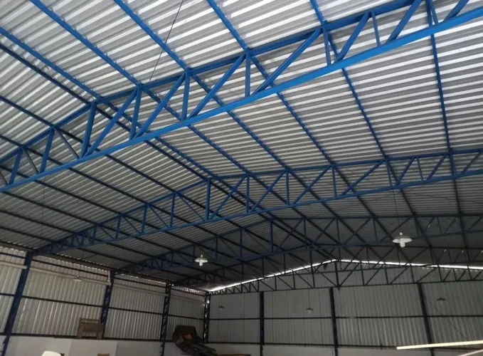Estrutura metálica para galpão industrial