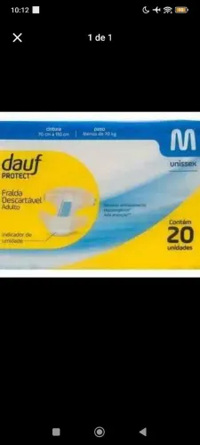 Vendo pacotes de fraldas geriatricas M, G e XG