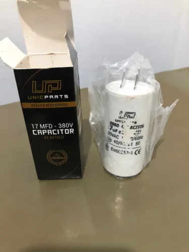Capacitor 17 MFD - 380V para Máquina de Lavar