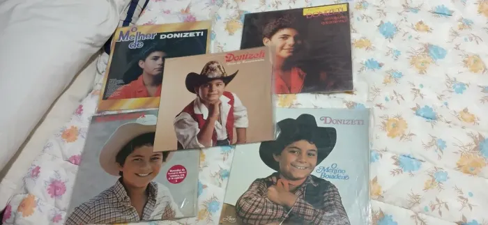 Kit Lp Disco Cantor Donizeti Anos 80-90 - Ver Descrição Coletânea