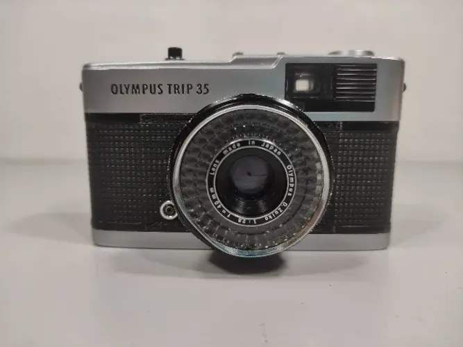 Câmera Máquina Fotográfica Olympus Trip 35 Funciona Ok 5qc
