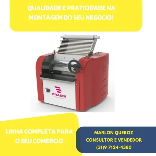 Cilindro de Massas 30CM sem Suporte Braesi
