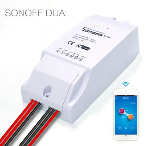 Sonoff Dual Interruptor 2 Canais - Alexa
