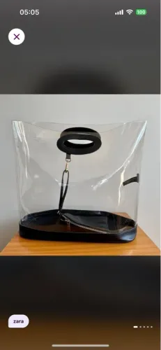 Bolsa de Praia Vinil Zara