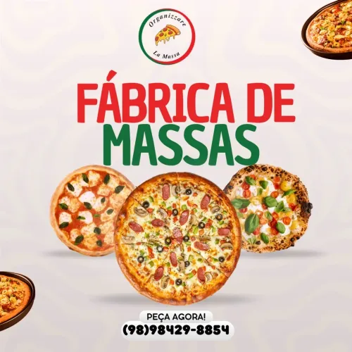 Massas pre assadas pra pizzaria
