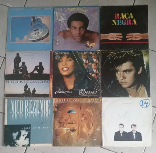 Lote De 24 DISCOS DE VINIL Lista Na Descrição